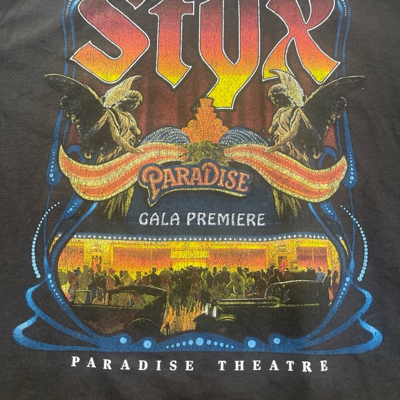 Styx 1980’s Vintage Paradise Theater Concert T-Shirt Men’s size L - Picture 2 of 6